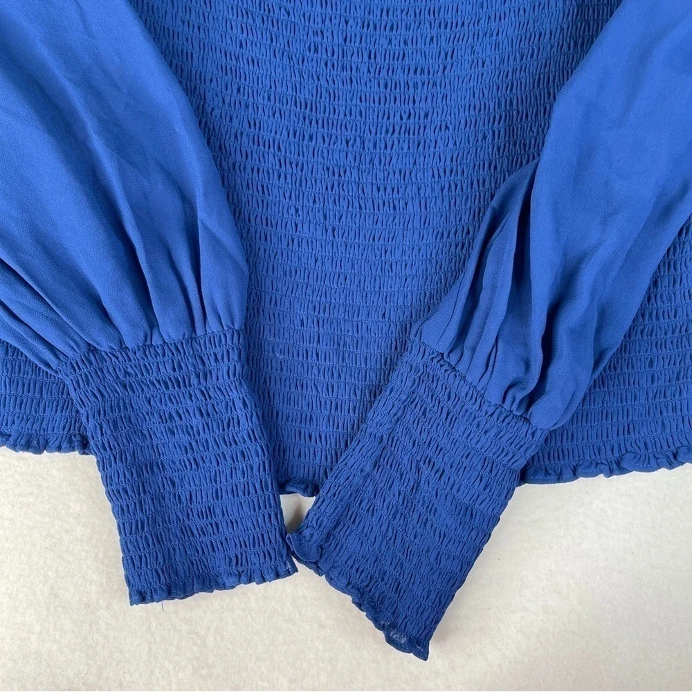Reformation Pinto Top Caspian Blue Size 2X